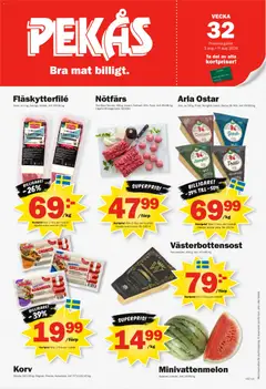 Förhandsgranska reklamblad Pekås erbjudanden från butik Pekås gäller från 03/08/2026