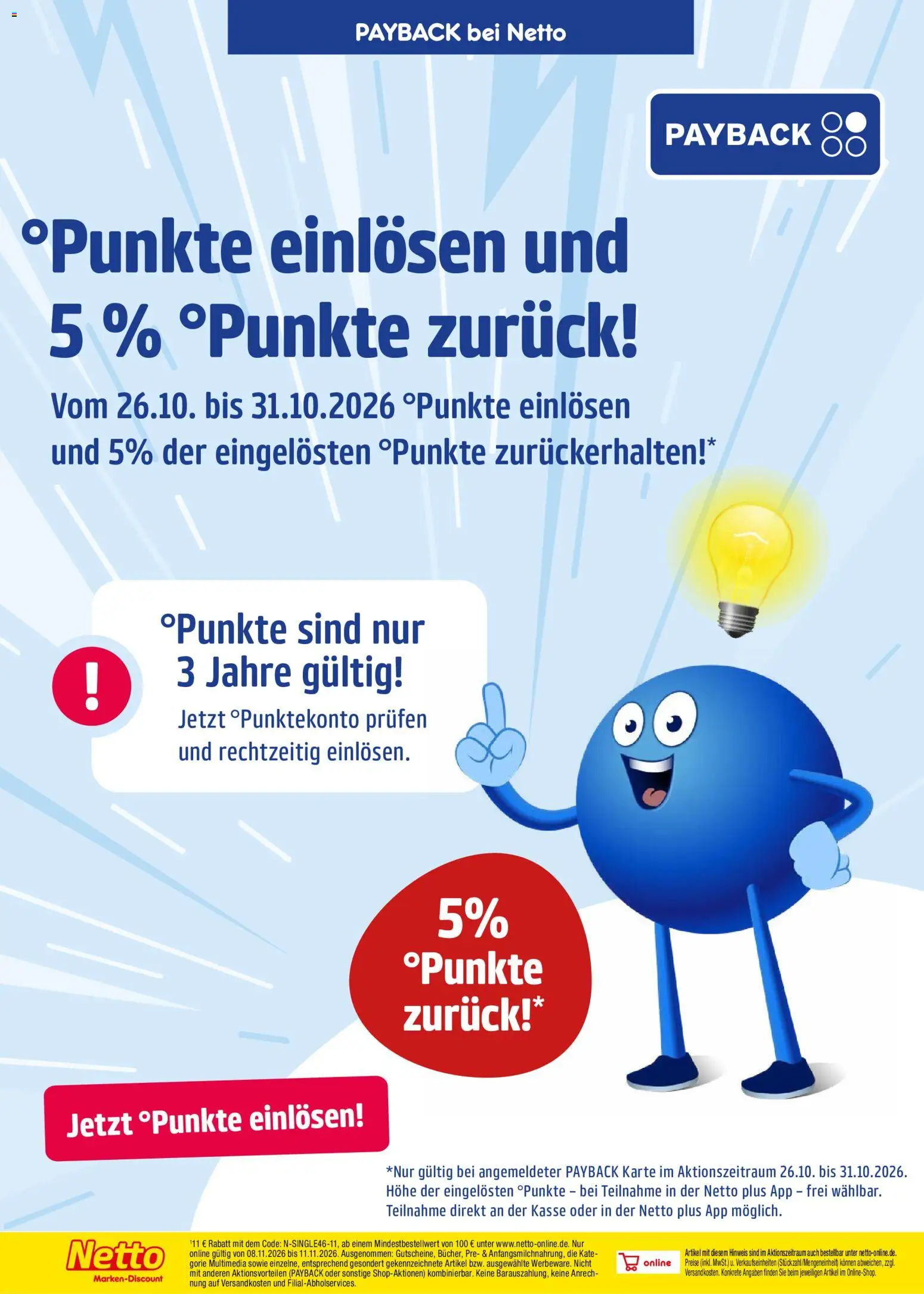 Vorschau von dem Prospekt des Geschäftes Netto Marken-Discount, gültig ab dem 26.10.2026