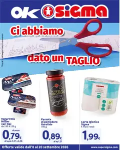 Anteprima dell'opuscolo SIGMA volantino OK dal negozio SIGMA valido da 08/09/2026