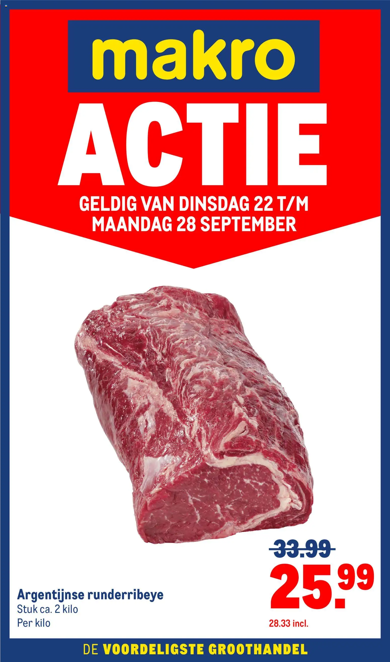 Voorbeeld van Makro folder - Aktie van winkel Makro geldig vanaf 22-09-2026