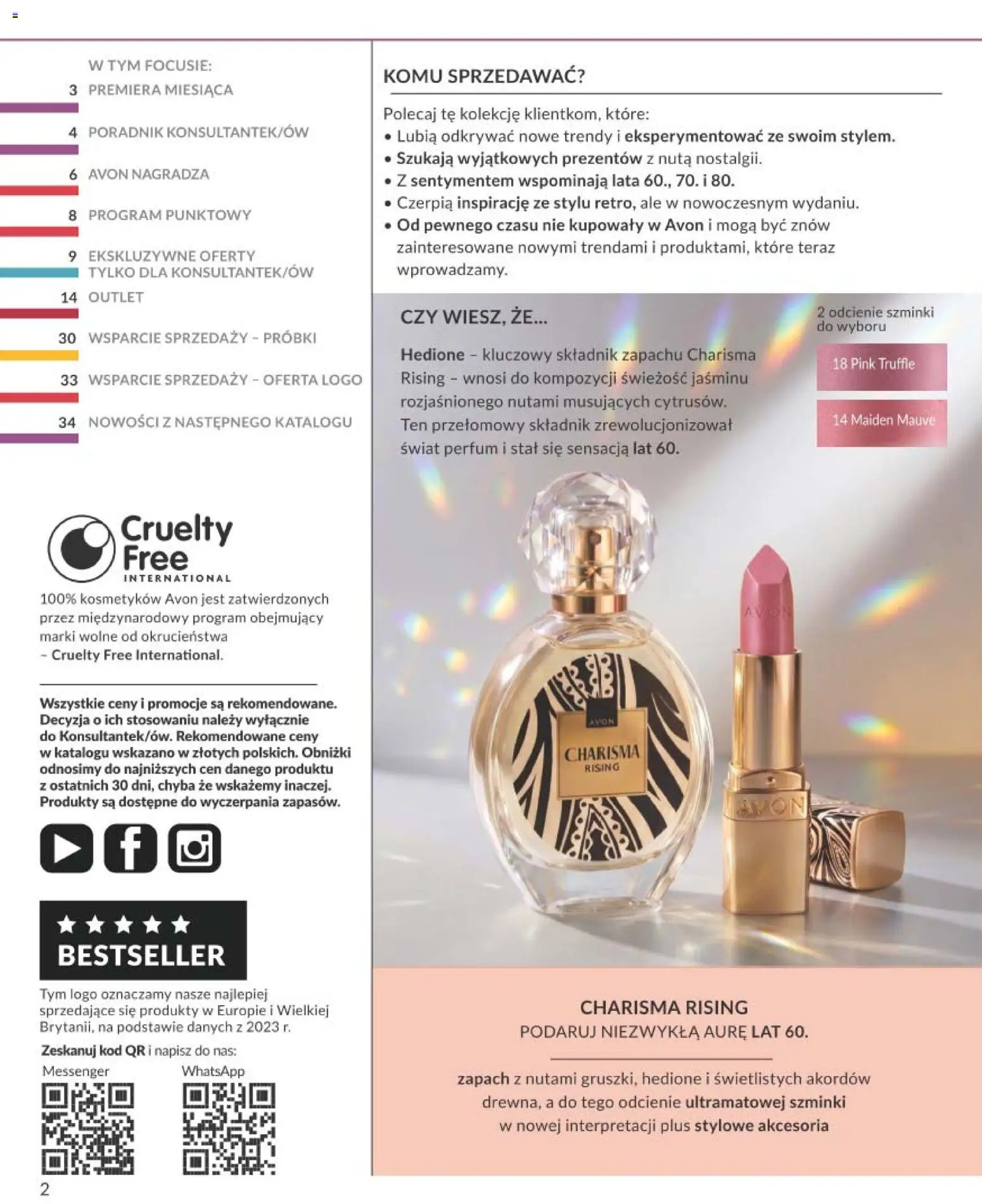 Pogląd gazetki "Avon Katalog Focus 11 2026" ze sklepu Avon ważnej od 31.10.2026 - Zapach