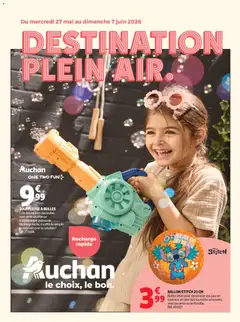 Prévisualisation de Auchan Plein air jeux de jardin du magasin Auchan formulaire valide 27/05/2026