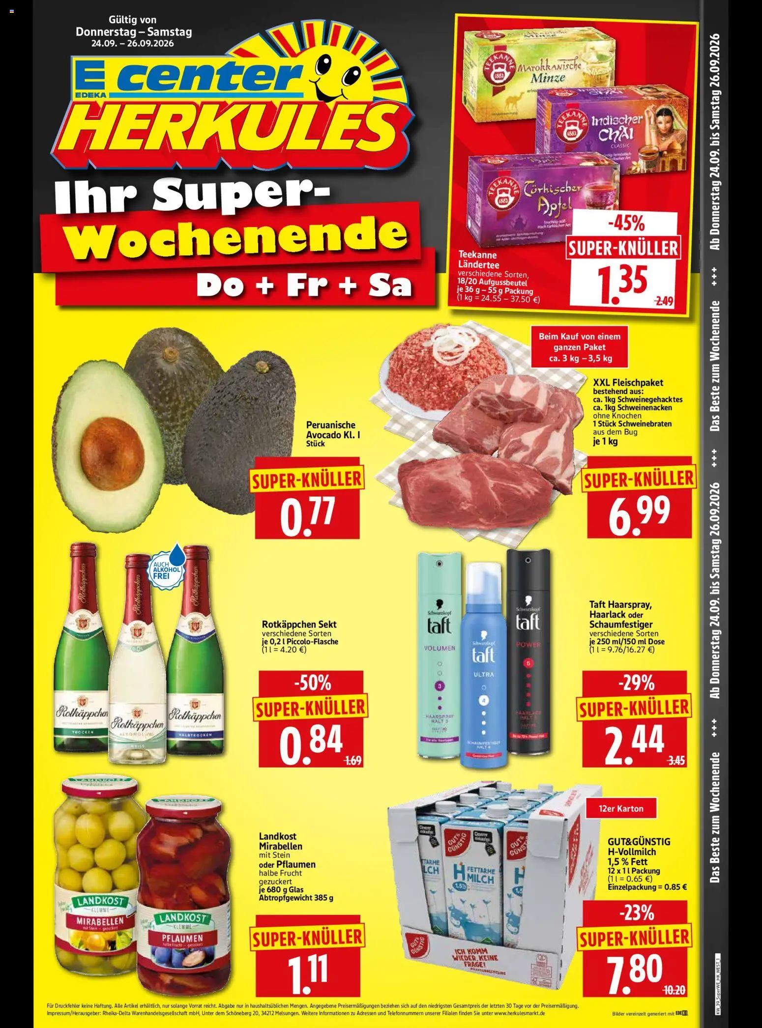 Vorschau von dem Prospekt des Geschäftes HERKULES, gültig ab dem 24.09.2026