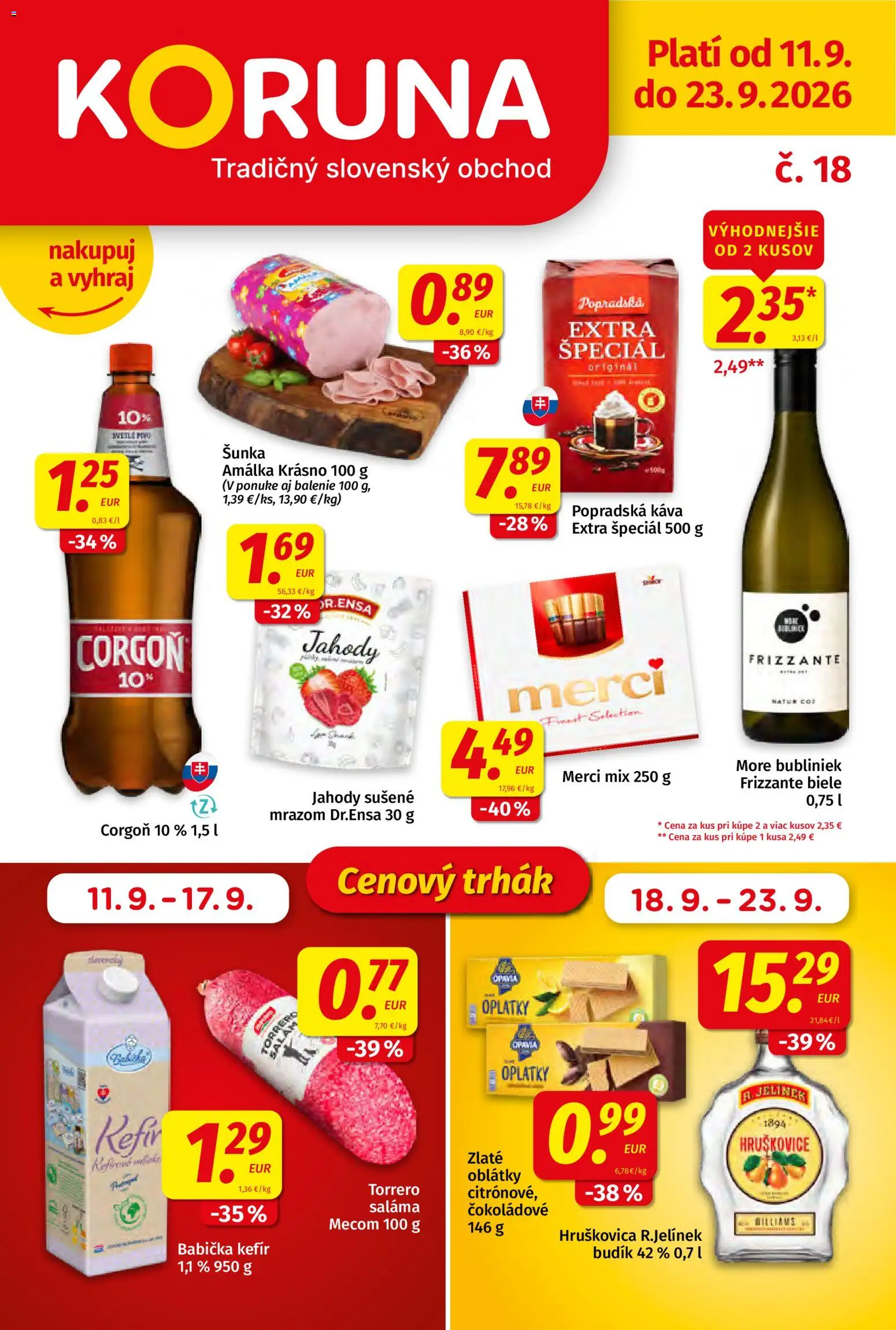Náhľad Koruna letáku platného od 11.09.2026