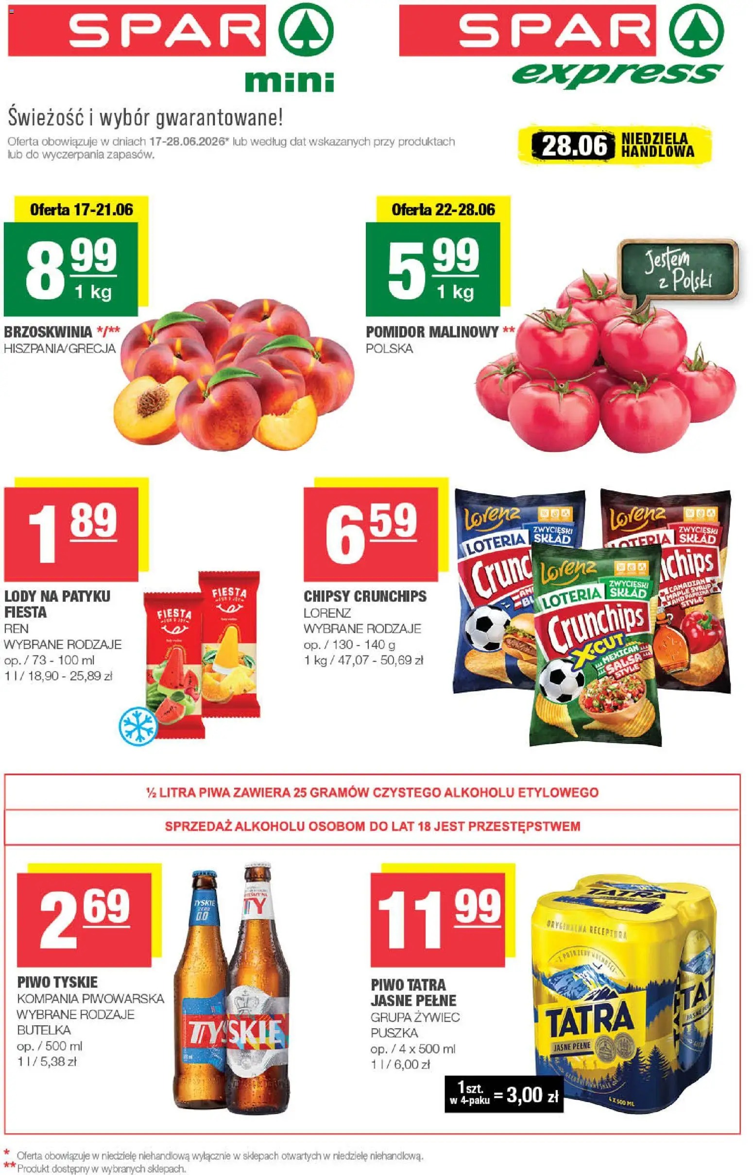 Pogląd gazetki "Spar gazetka - Mini" ze sklepu Spar ważnej od 17.06.2026