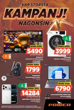Förhandsgranska reklamblad Power erbjudanden från butik Power gäller från 31/08/2026