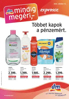 DM Drogerie Markt - DM Drogerie Markt akciós újság megtekintése, amely érvényes 2026.10.15.-től