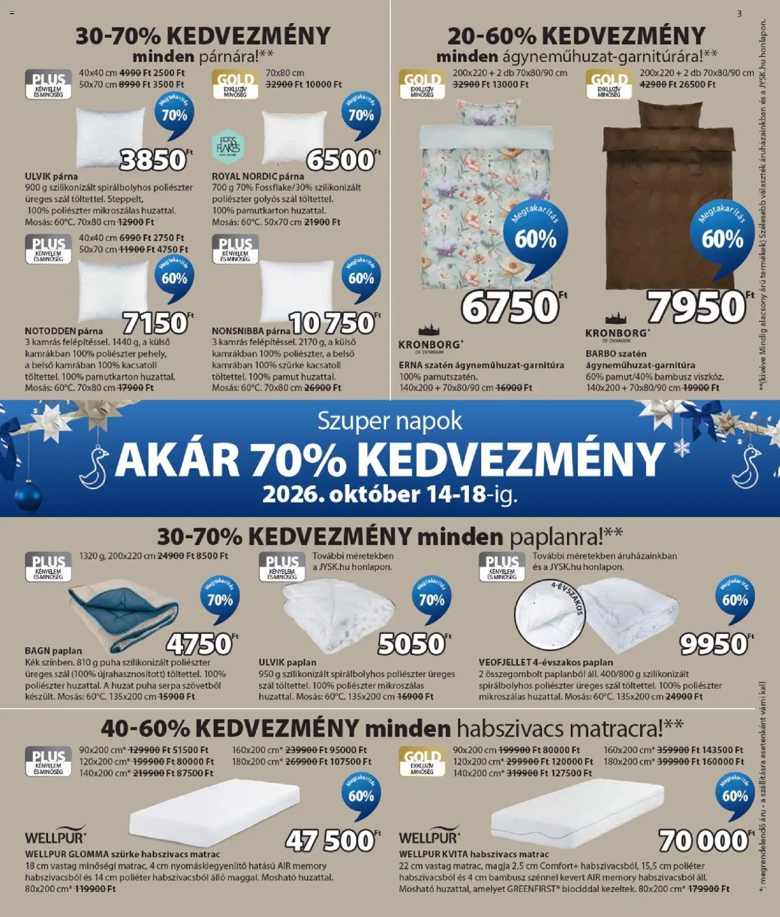 JYSK - JYSK akciós újság megtekintése, amely érvényes 2026.10.14.-től