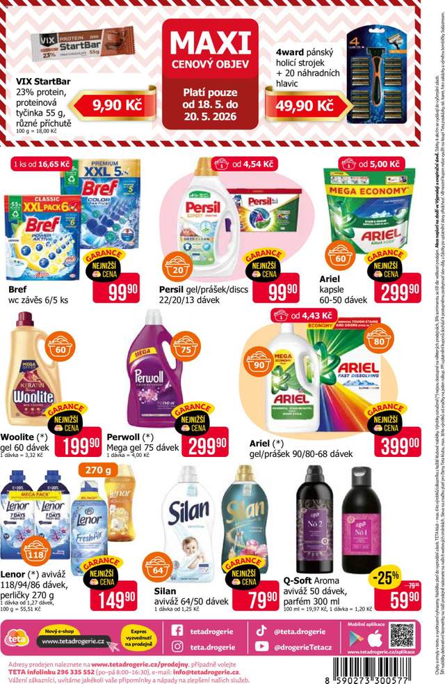 Nový TETA Drogerie leták od 06.05.
