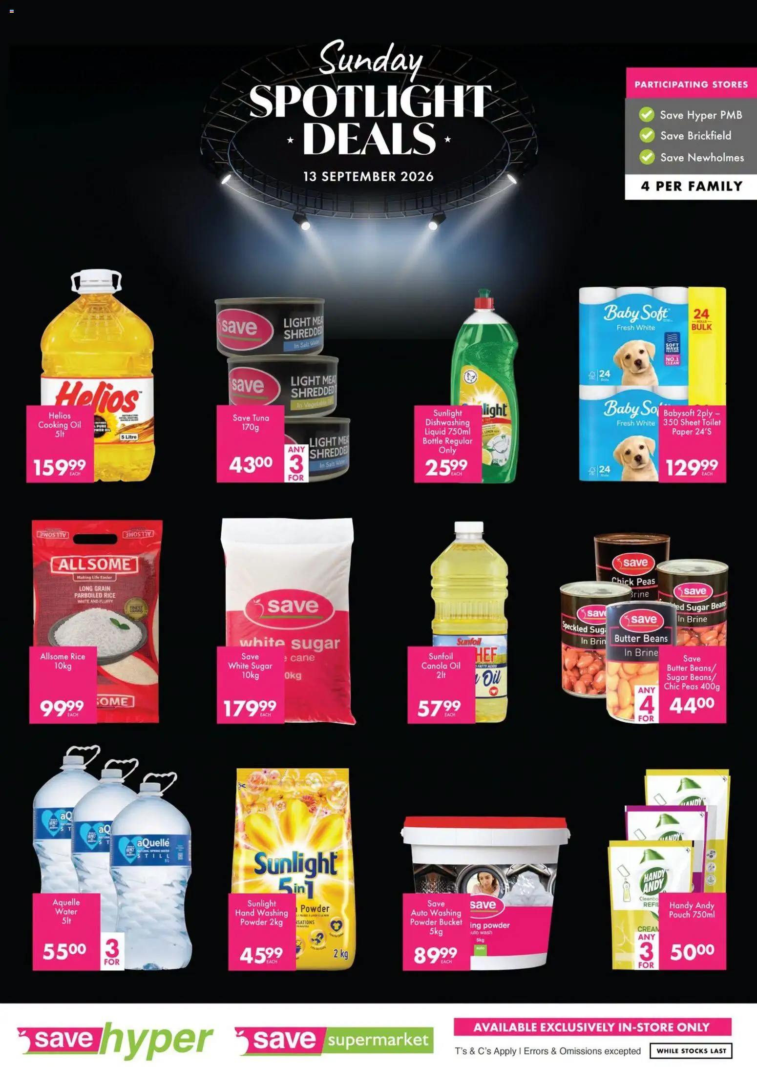 Preview of Save flyer valid from 13/09/2026