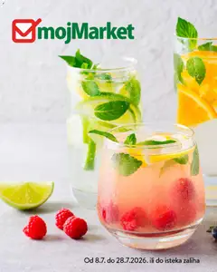 Pregled letka mojMarket katalog trgovine mojMarket vrijedi od 08.07.2026