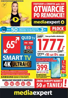 Pogląd gazetki "Mediaexpert promocje - Otwarcie po remoncie Płock" ze sklepu Mediaexpert ważnej od 18.06.2026