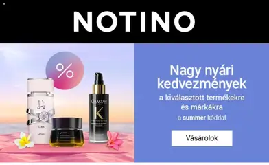 Ajánlatok - Notino megtekintése, amely érvényes 2026.08.03.-től