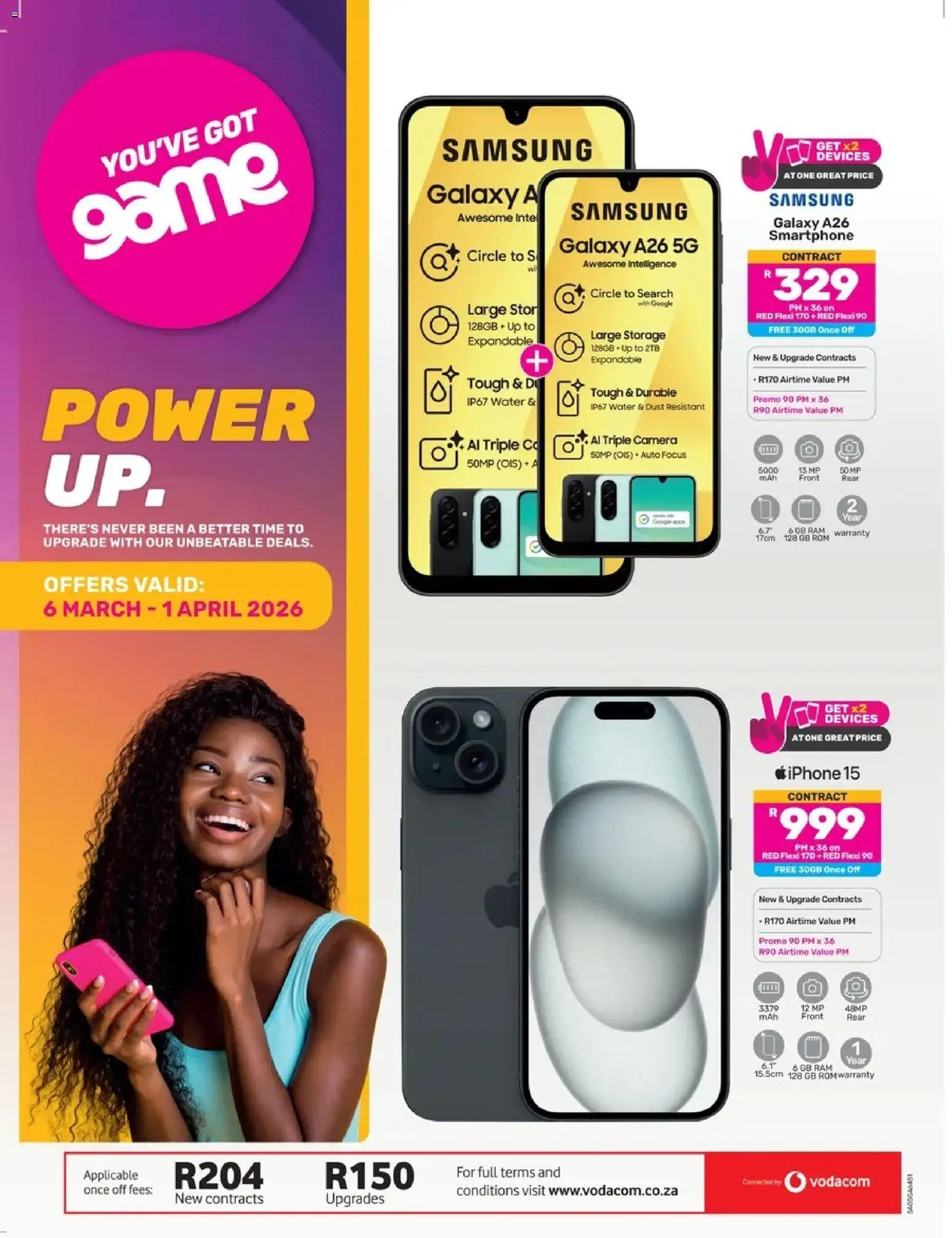 Preview of Game Game - Catalogue Power Up valid 06/03/2026 - Game, Water, Camera, Smartphone