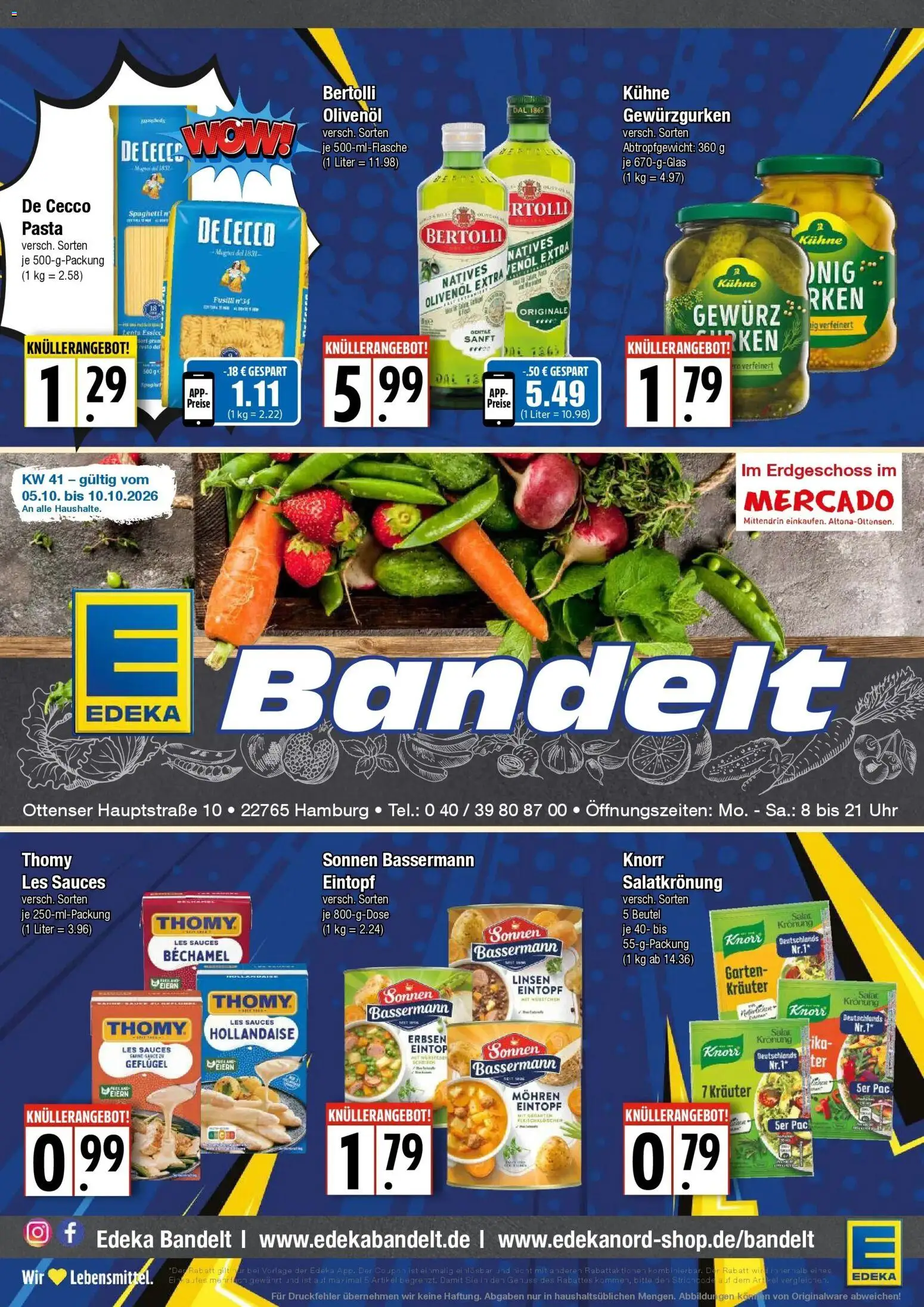 Vorschau von dem Prospekt des Geschäftes Edeka, gültig ab dem 05.10.2026