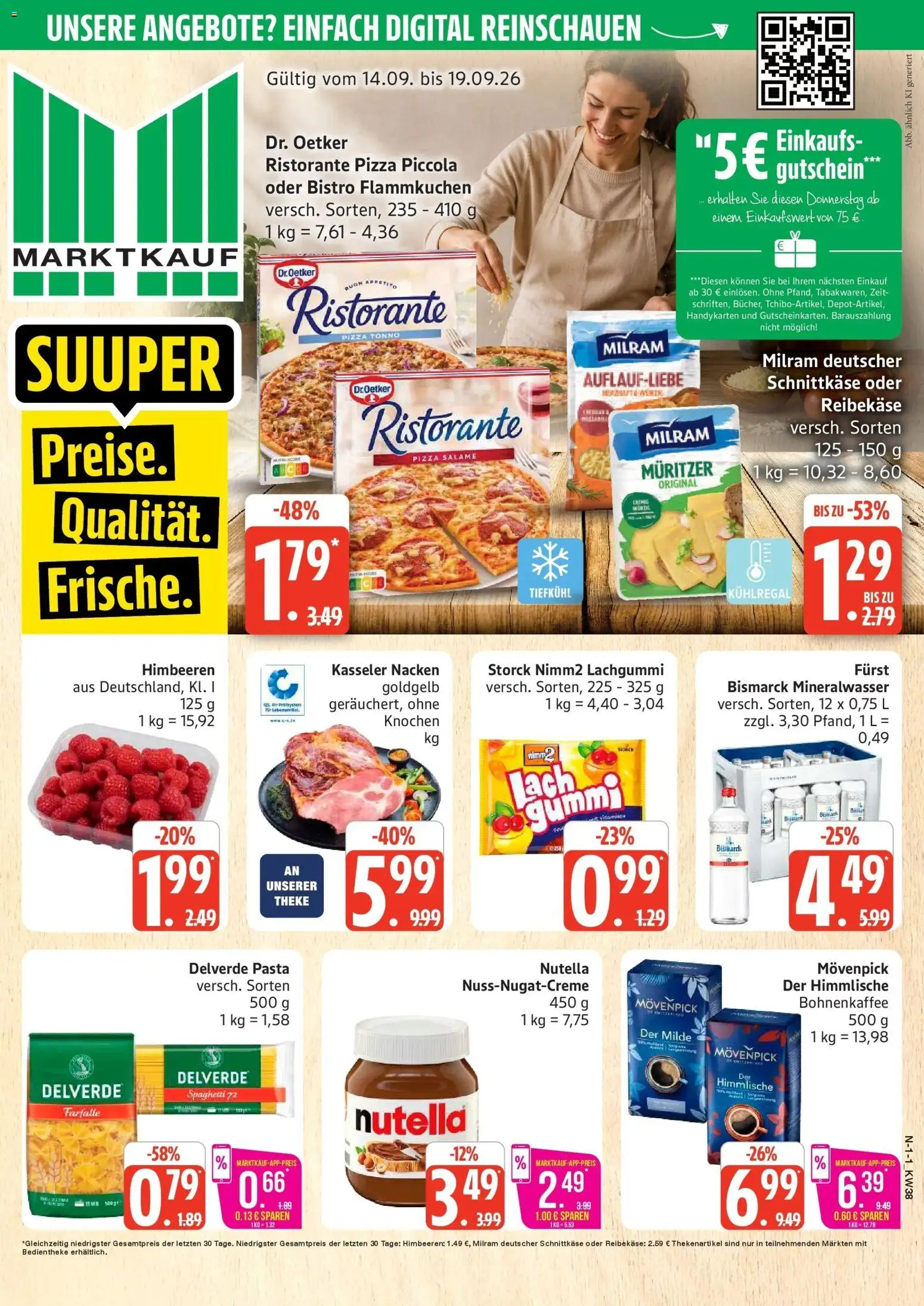 Vorschau von dem Prospekt des Geschäftes Marktkauf, gültig ab dem 14.09.2026