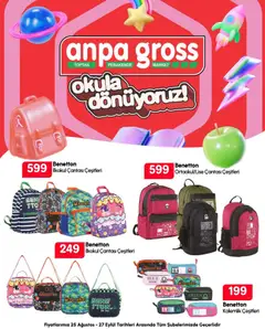 Anpa Gross Anpa Gross - Okula dönüş 25.08.2026 - Broşürünün önizlemesi
