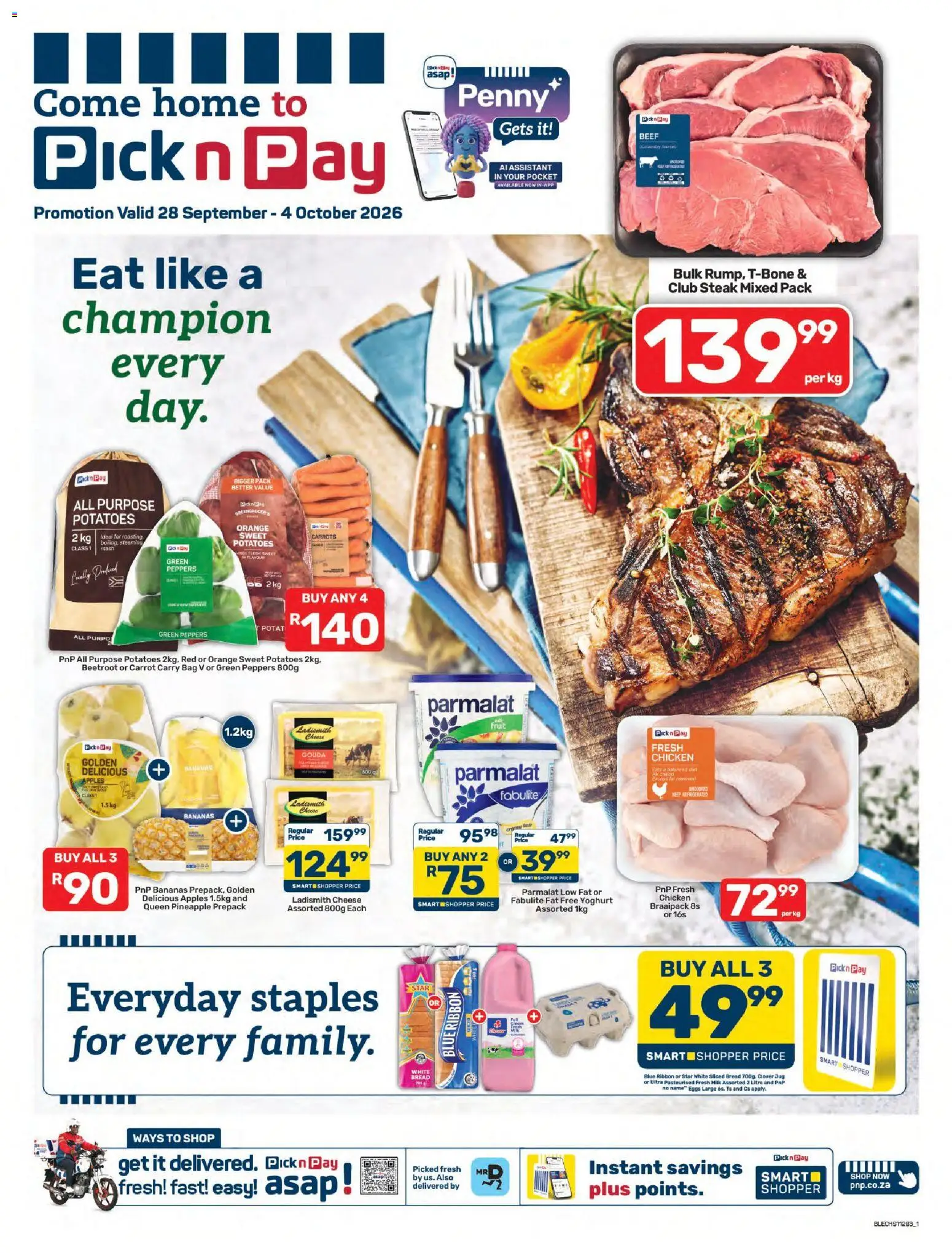 Preview of Pick n Pay flyer valid from 28/09/2026