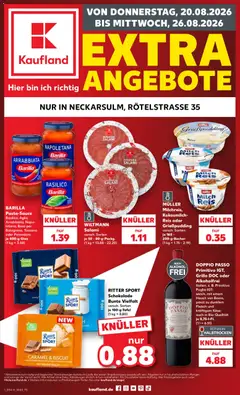 Voorbeeld van Kaufland DE -DE Folder van winkel Kaufland DE geldig vanaf 20-08-2026