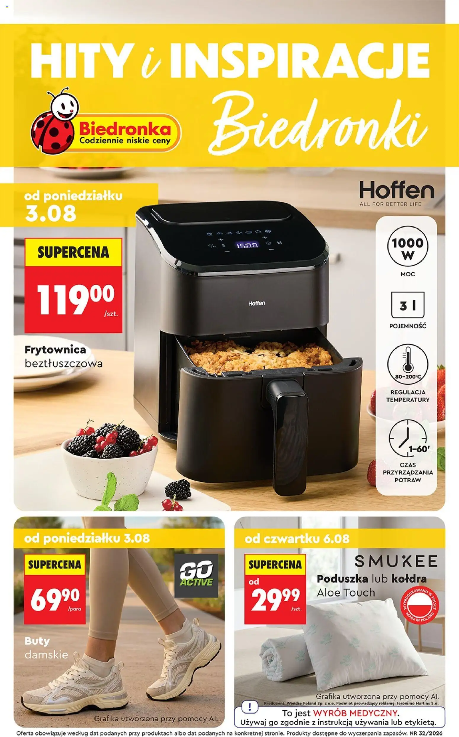 Náhled nabídky: Biedronka Polsko Biedronka Polsko leták - Hity i inspiracje platný od 03.08.2026