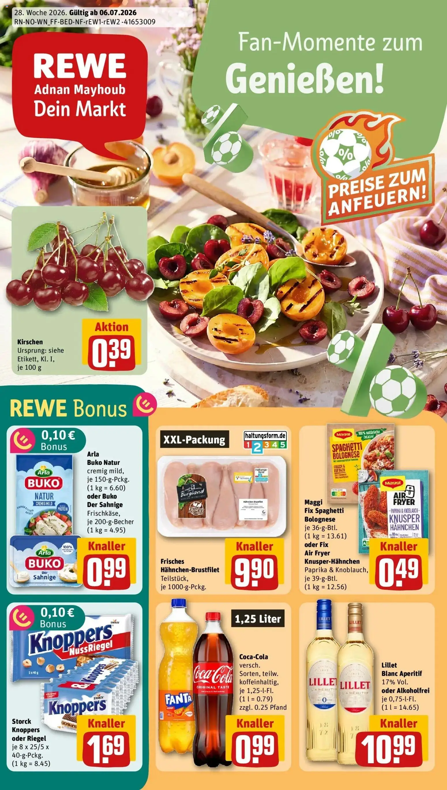 Vorschau von dem Prospekt des Geschäftes Rewe, gültig ab dem 05.07.2026