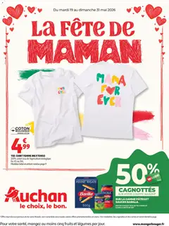 Voorbeeld van Auchan Fête des mères hypers van winkel Auchan geldig vanaf 19/05/2026