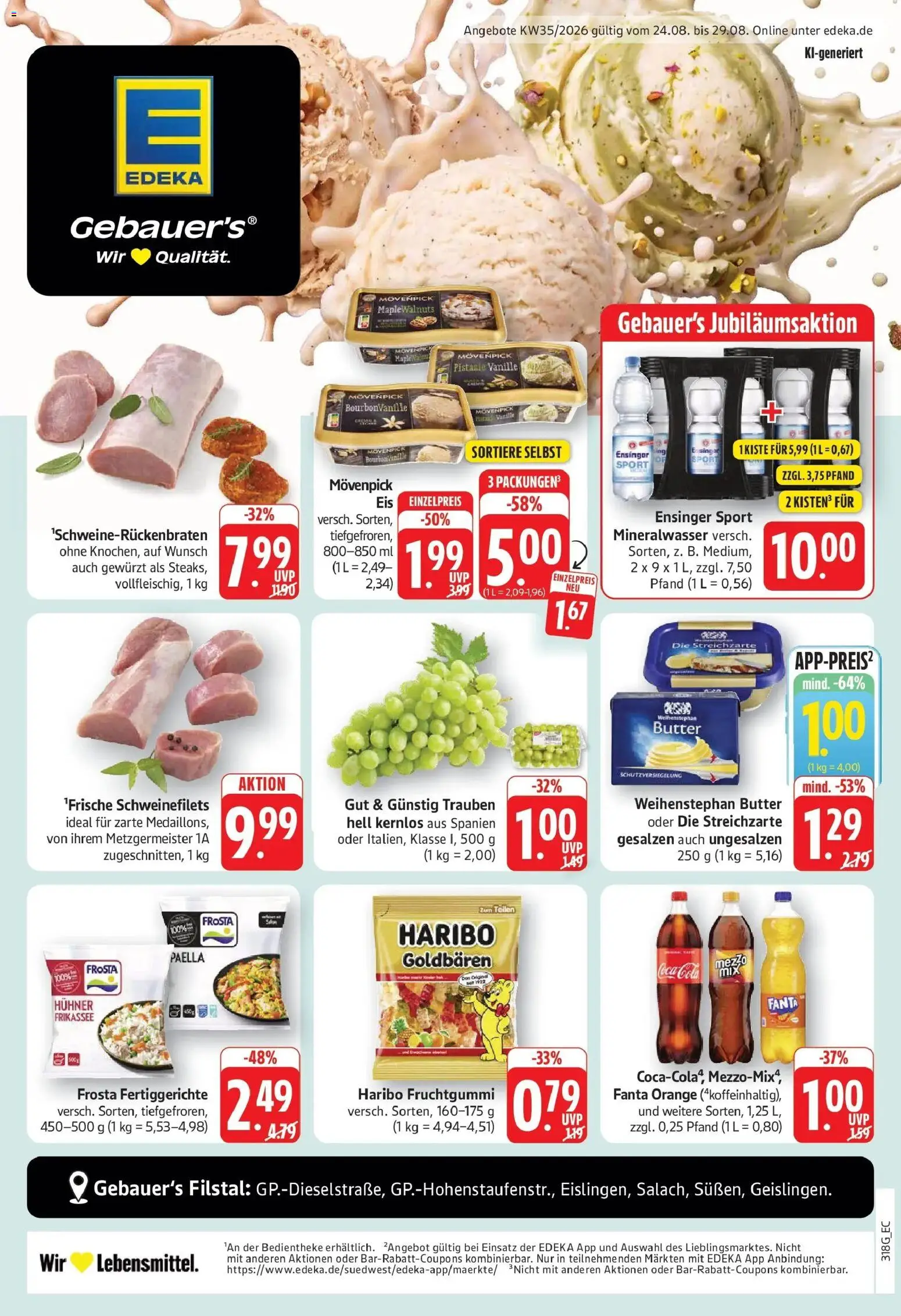 Vorschau von dem Prospekt des Geschäftes Edeka, gültig ab dem 24.08.2026