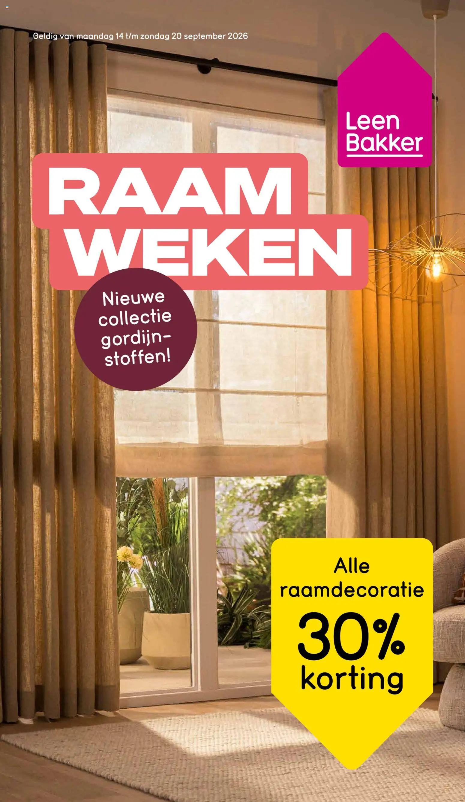 Voorbeeld van Leen Bakker folder van winkel Leen Bakker geldig vanaf 14-09-2026
