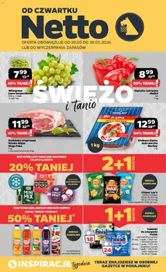Pogląd gazetki "Netto gazetka od czwartku spożywcza" ze sklepu Netto ważnej od 28.05.2026