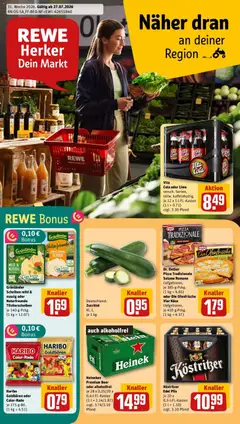 Vorschau von dem Prospekt des Geschäftes Rewe, gültig ab dem 27.07.2026