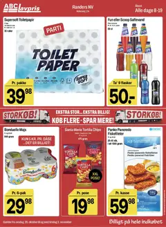Eksempel på tilbudsavis Abc Lavpris - Tilbudsavis uge 43 fra butik Abc Lavpris gyldig fra 28/10/2026