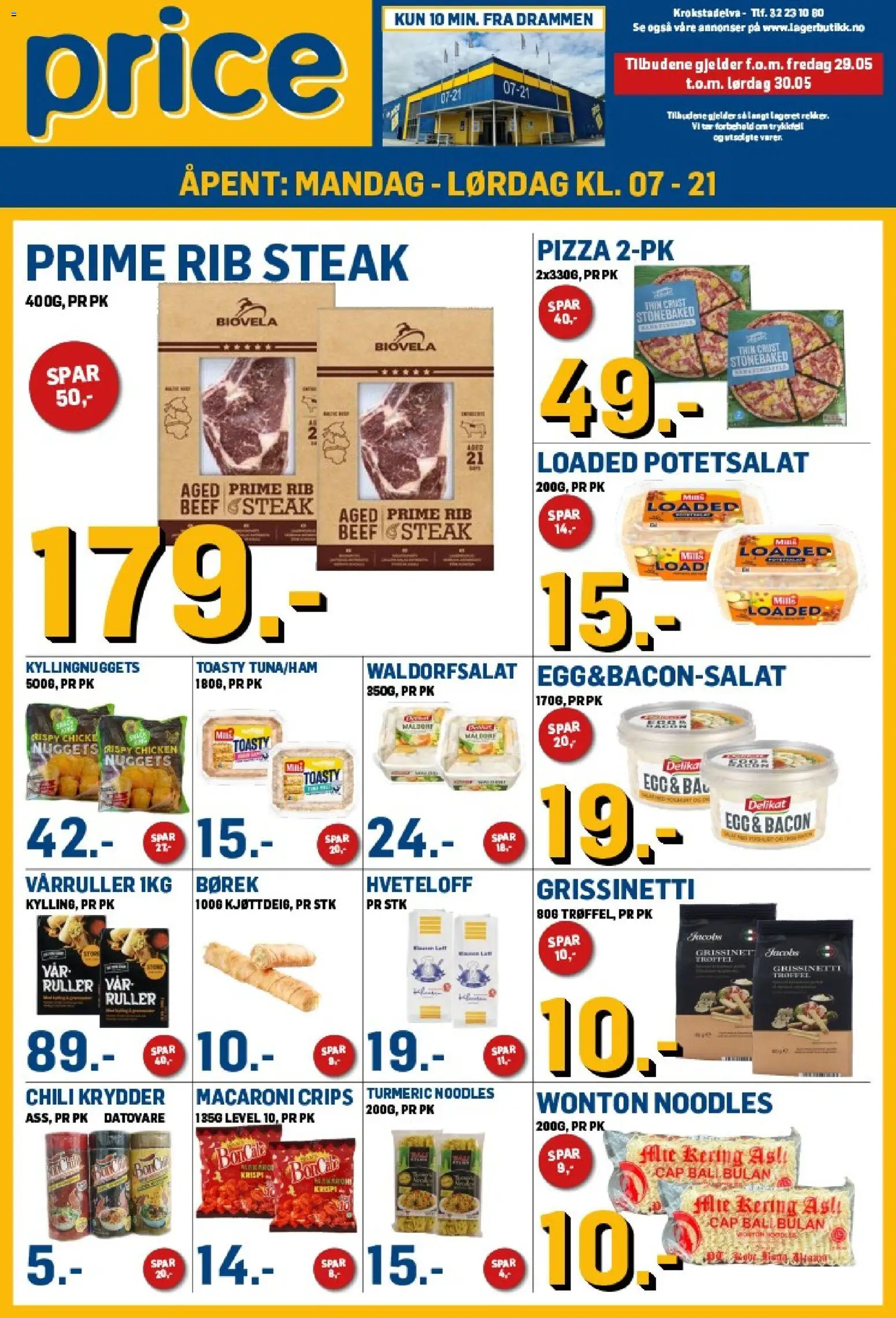 Forhåndsvis Price Lagerbutikk kundeavis fra butikk Price Lagerbutikk gyldig fra 29/05/2026