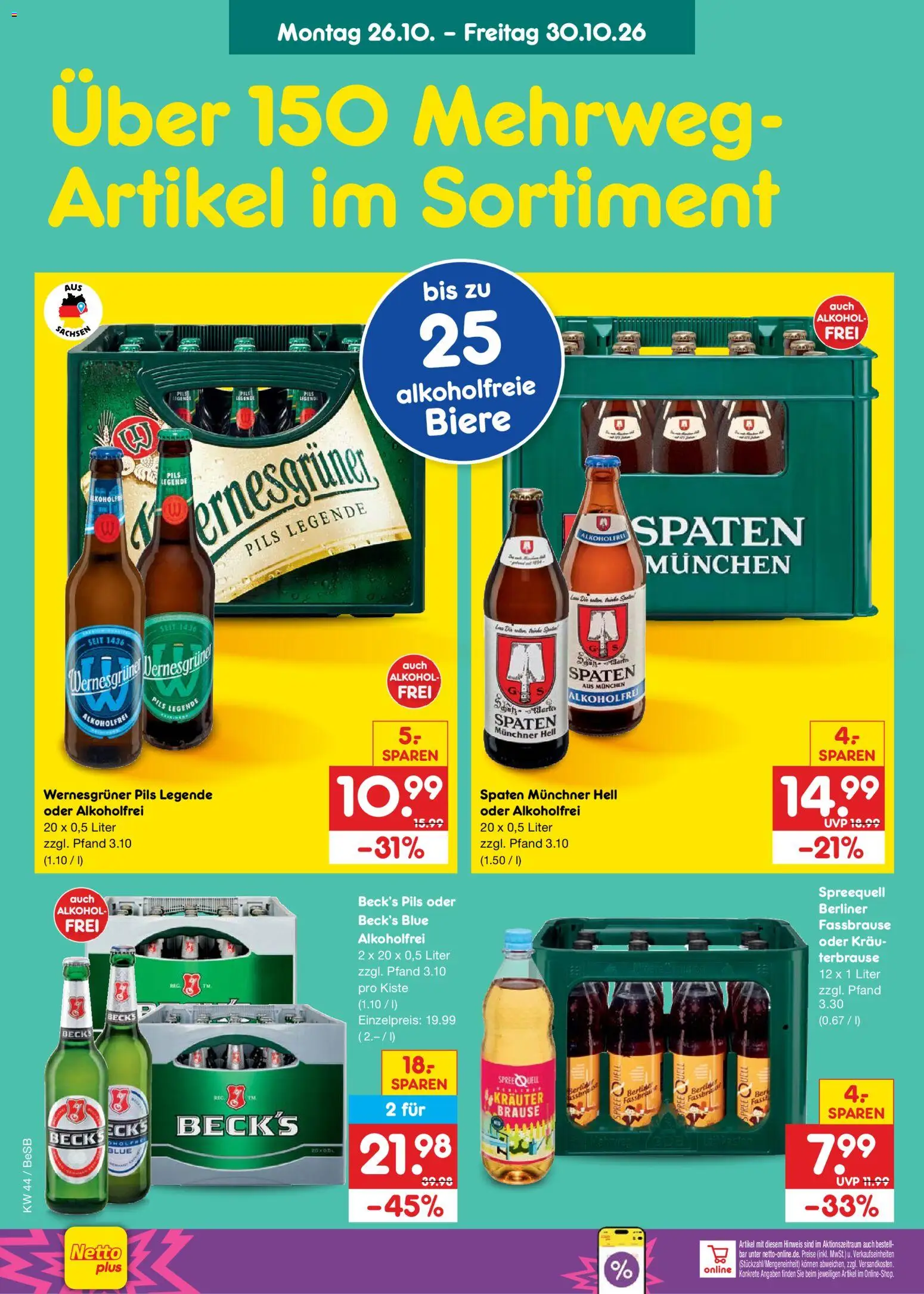 Vorschau von dem Prospekt des Geschäftes Netto Marken-Discount, gültig ab dem 26.10.2026