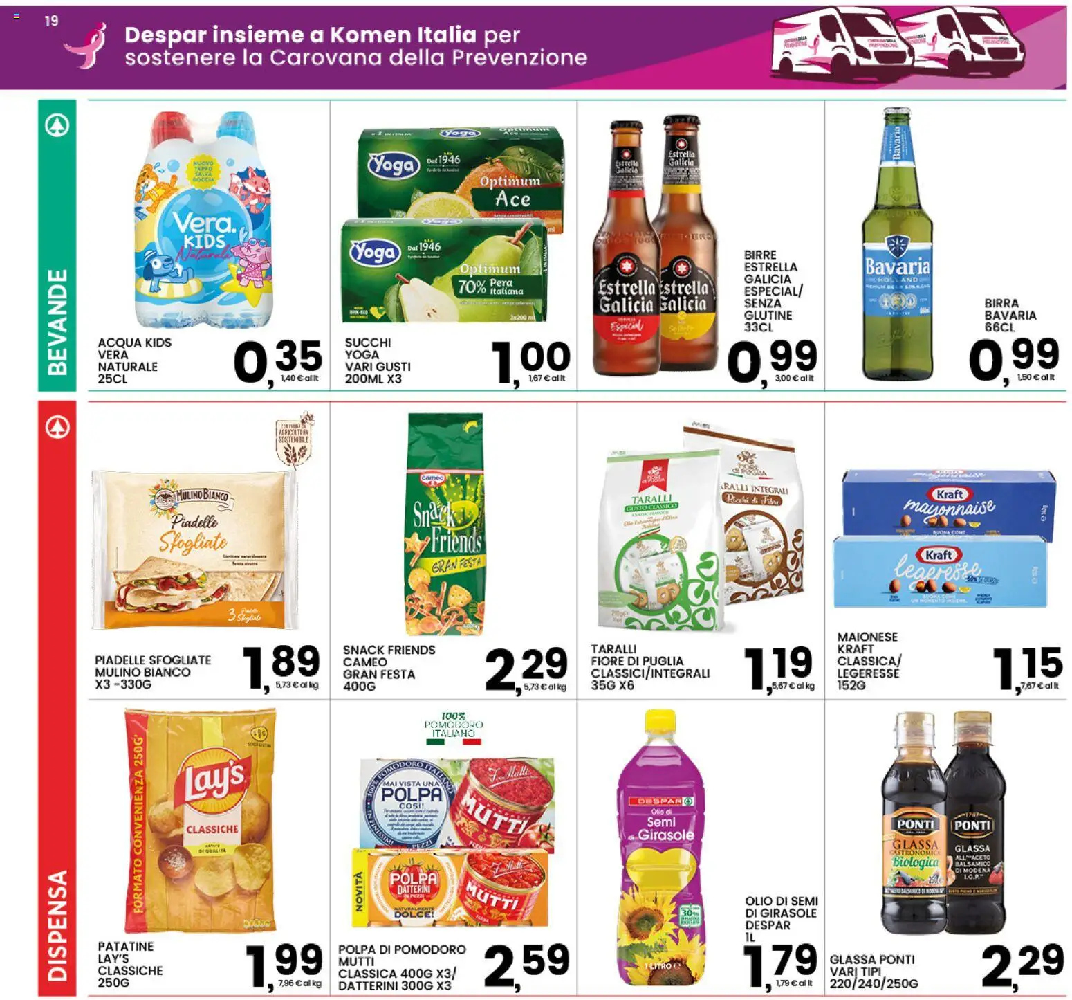 Anteprima dell'opuscolo Interspar volantino dal negozio Interspar valido da 22/10/2026 - Acqua, Olio, Patatine, Taralli, Mutti, Olio di semi, Bevande, Glassa