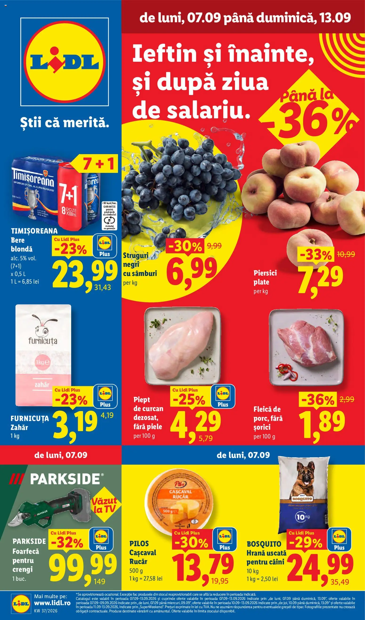 Previzualizarea de cataloage: Lidl Lidl Catalog valabil de la 07.09.2026