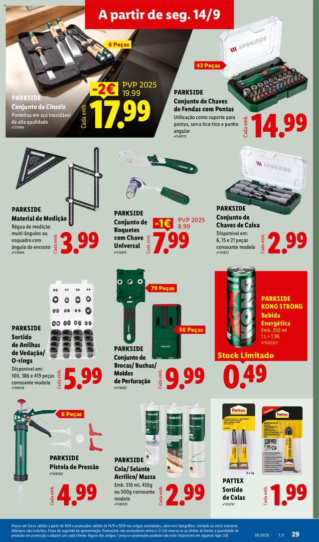 Novo folheto Lidl a partir de 14/09