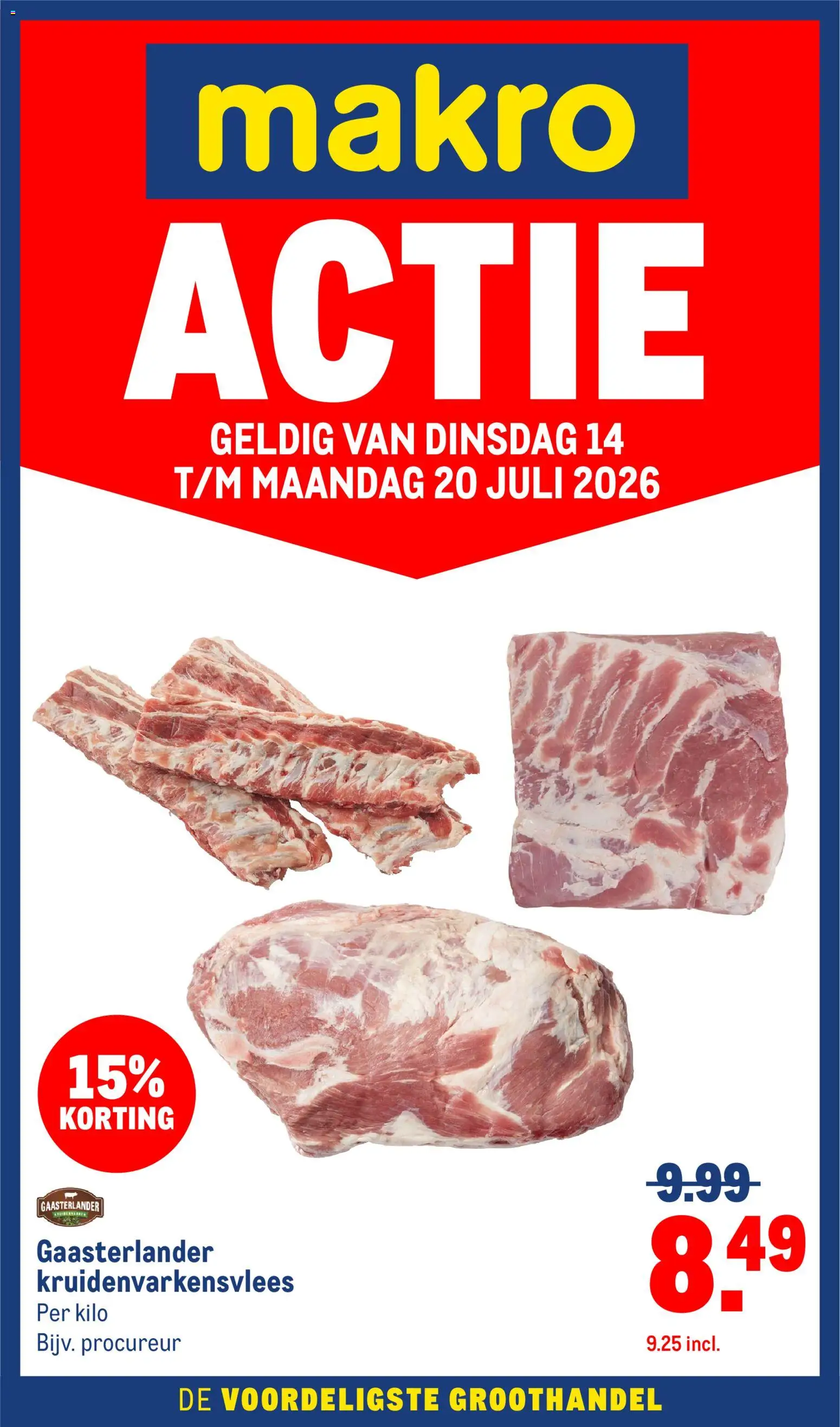 Voorbeeld van Makro folder - Versdeals van winkel Makro geldig vanaf 14-07-2026