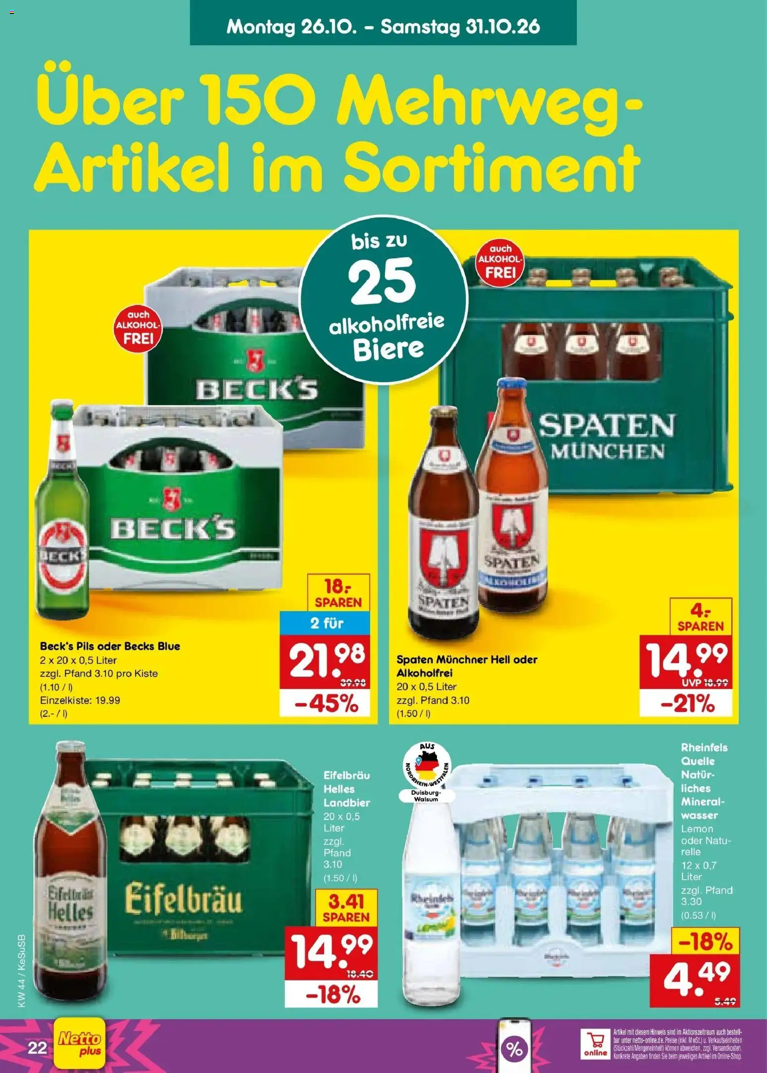 Vorschau von dem Prospekt des Geschäftes Netto Marken-Discount, gültig ab dem 26.10.2026