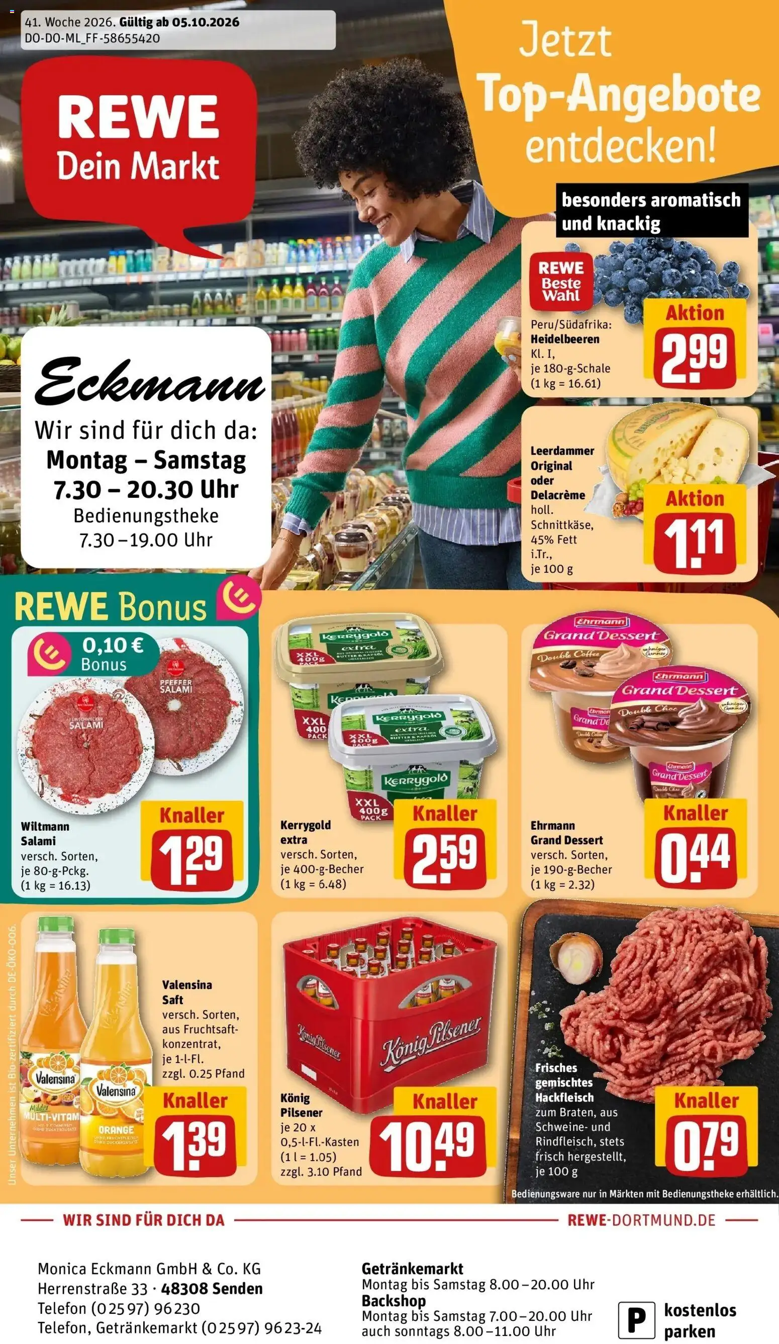 Vorschau von dem Prospekt des Geschäftes Rewe, gültig ab dem 05.10.2026
