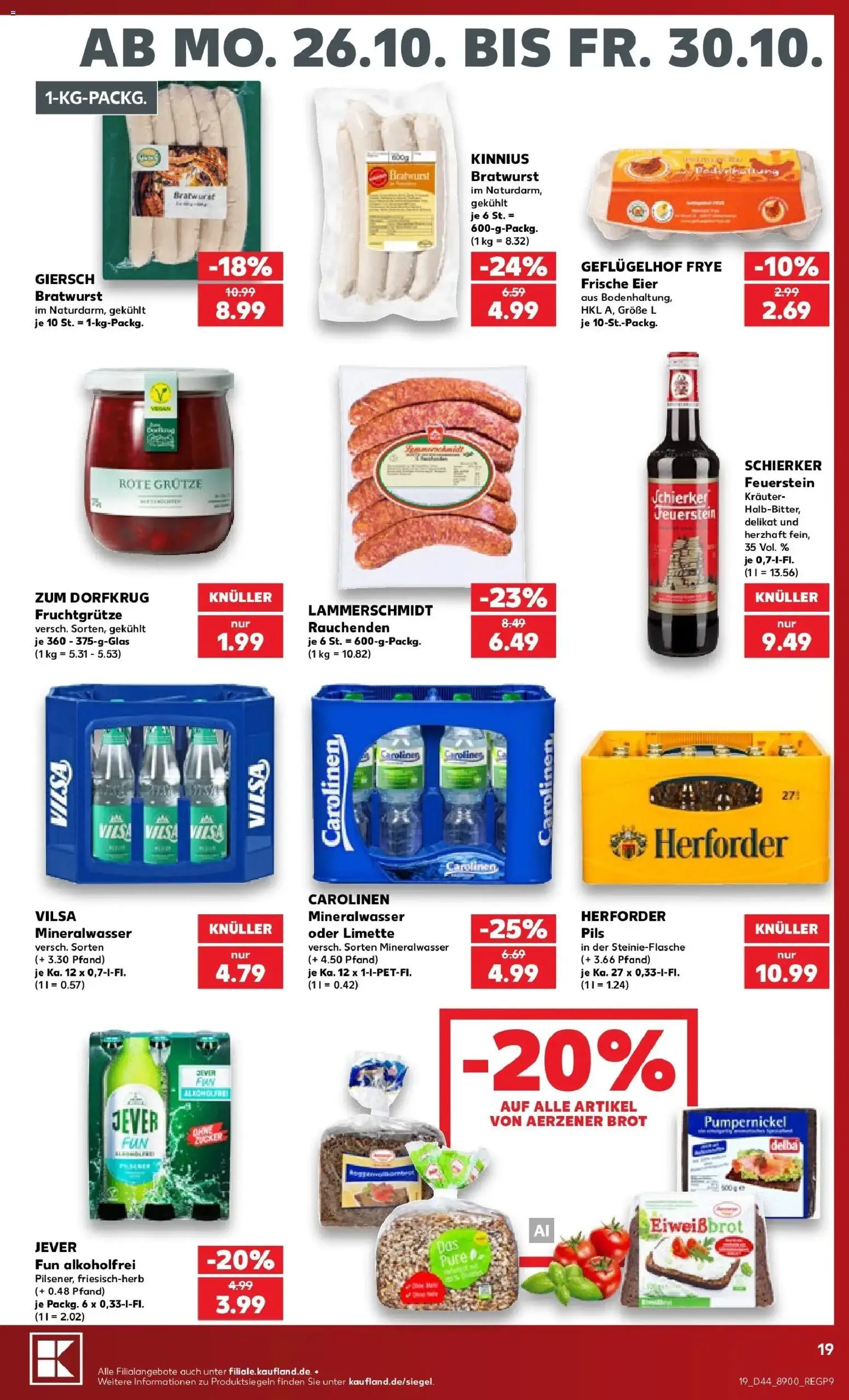 Vorschau von dem Prospekt des Geschäftes Kaufland, gültig ab dem 26.10.2026