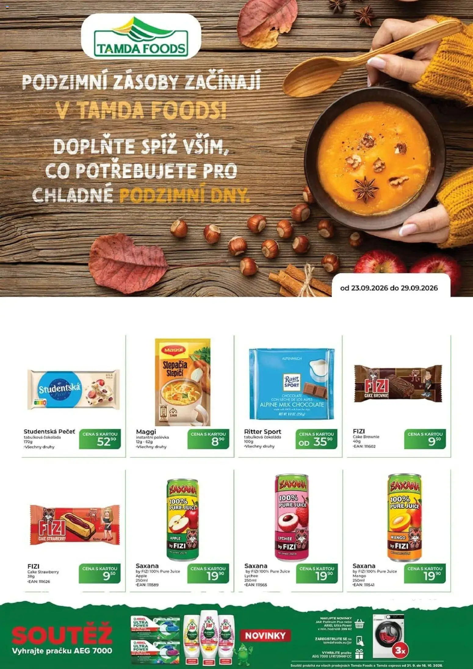 Náhled nabídky: Tamda Foods Tamda Foods leták platný od 23.09.2026