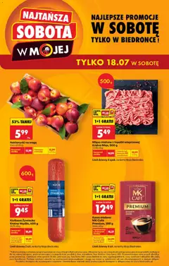 Pogląd gazetki "Biedronka gazetka - Najtańsza sobota" ze sklepu Biedronka ważnej od 18.07.2026
