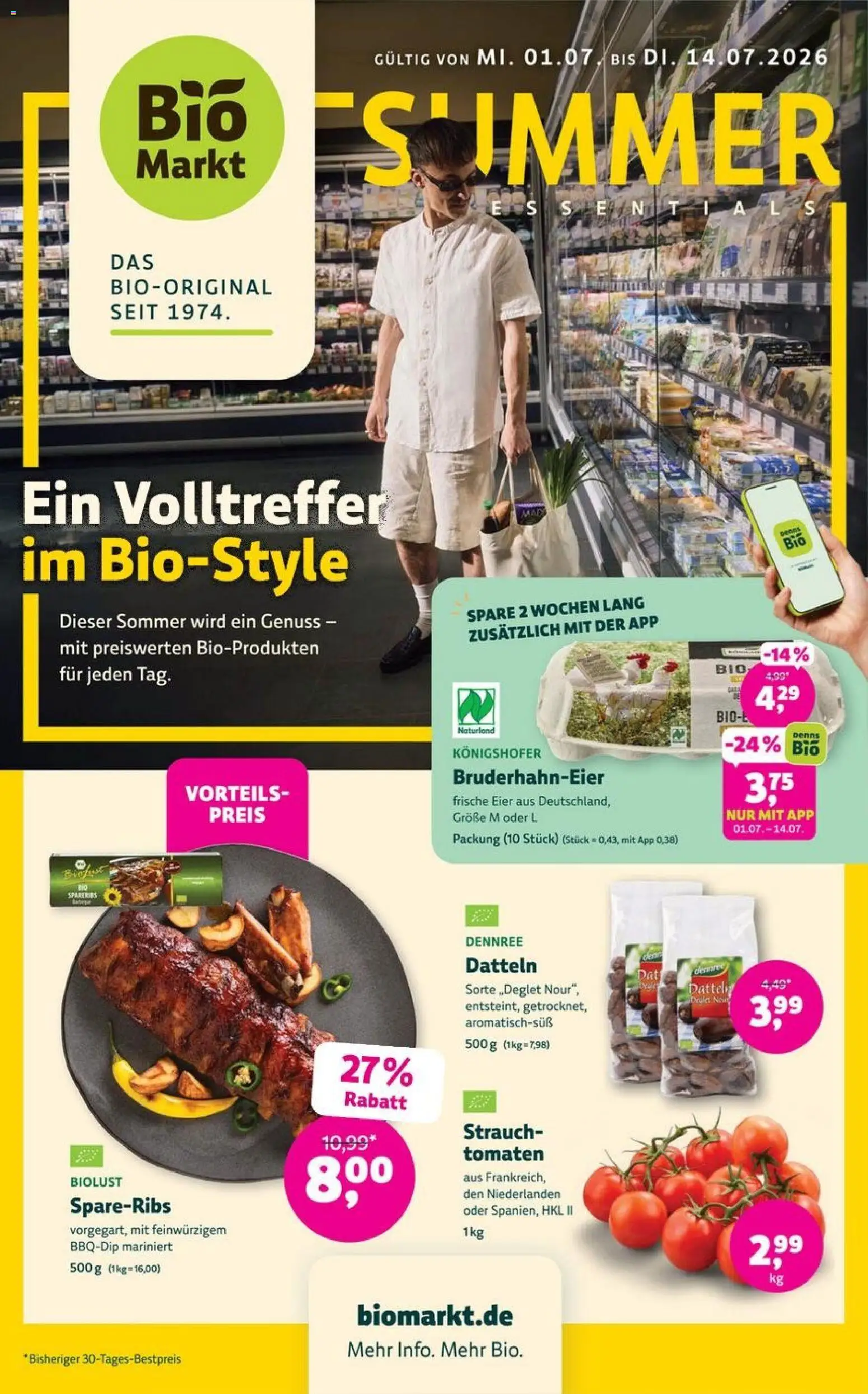 Vorschau von dem Prospekt des Geschäftes BioMarkt, gültig ab dem 01.07.2026