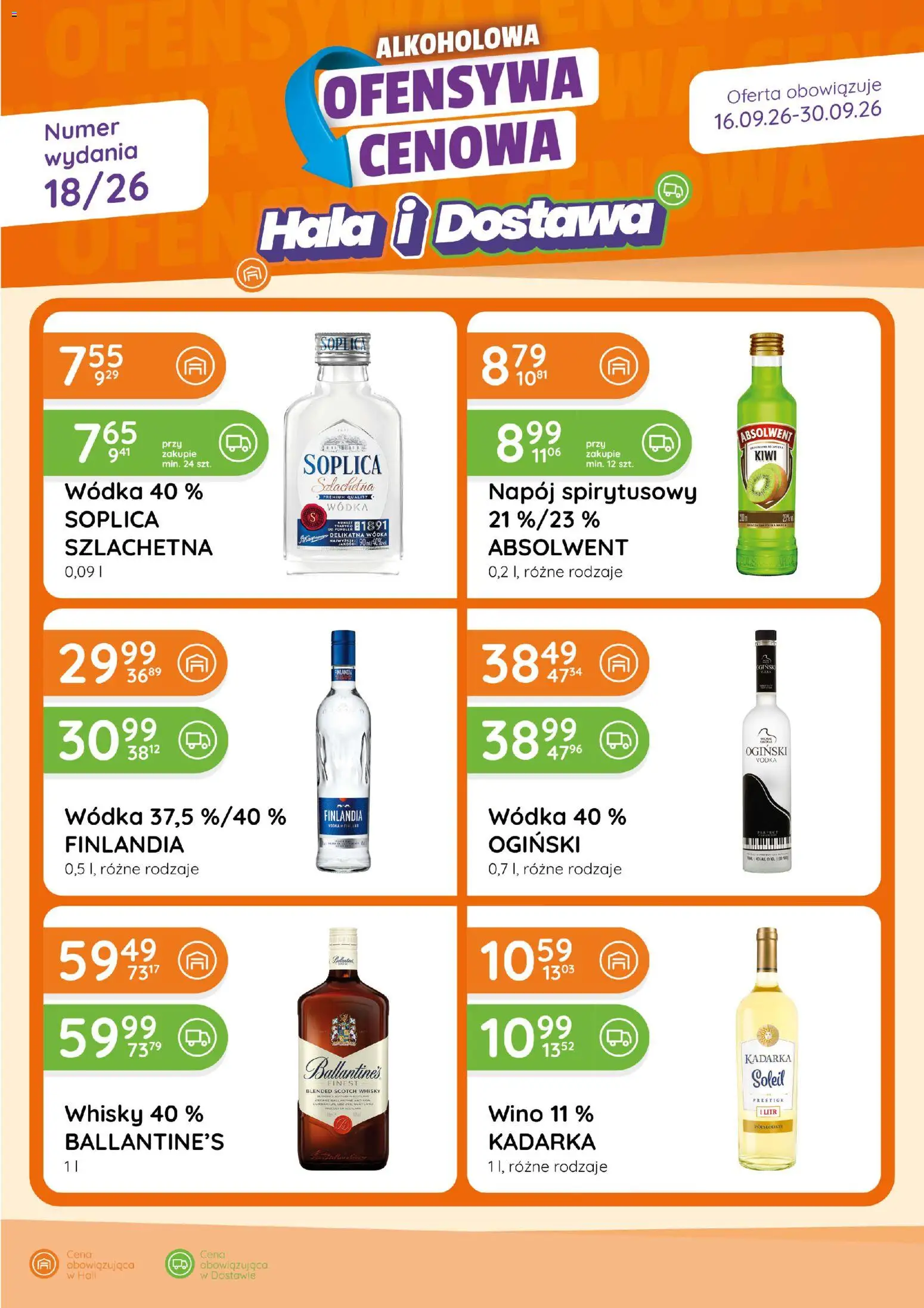 Pogląd gazetki "Eurocash gazetka - Ofensywa Alkoholowa" ze sklepu Eurocash ważnej od 16.09.2026