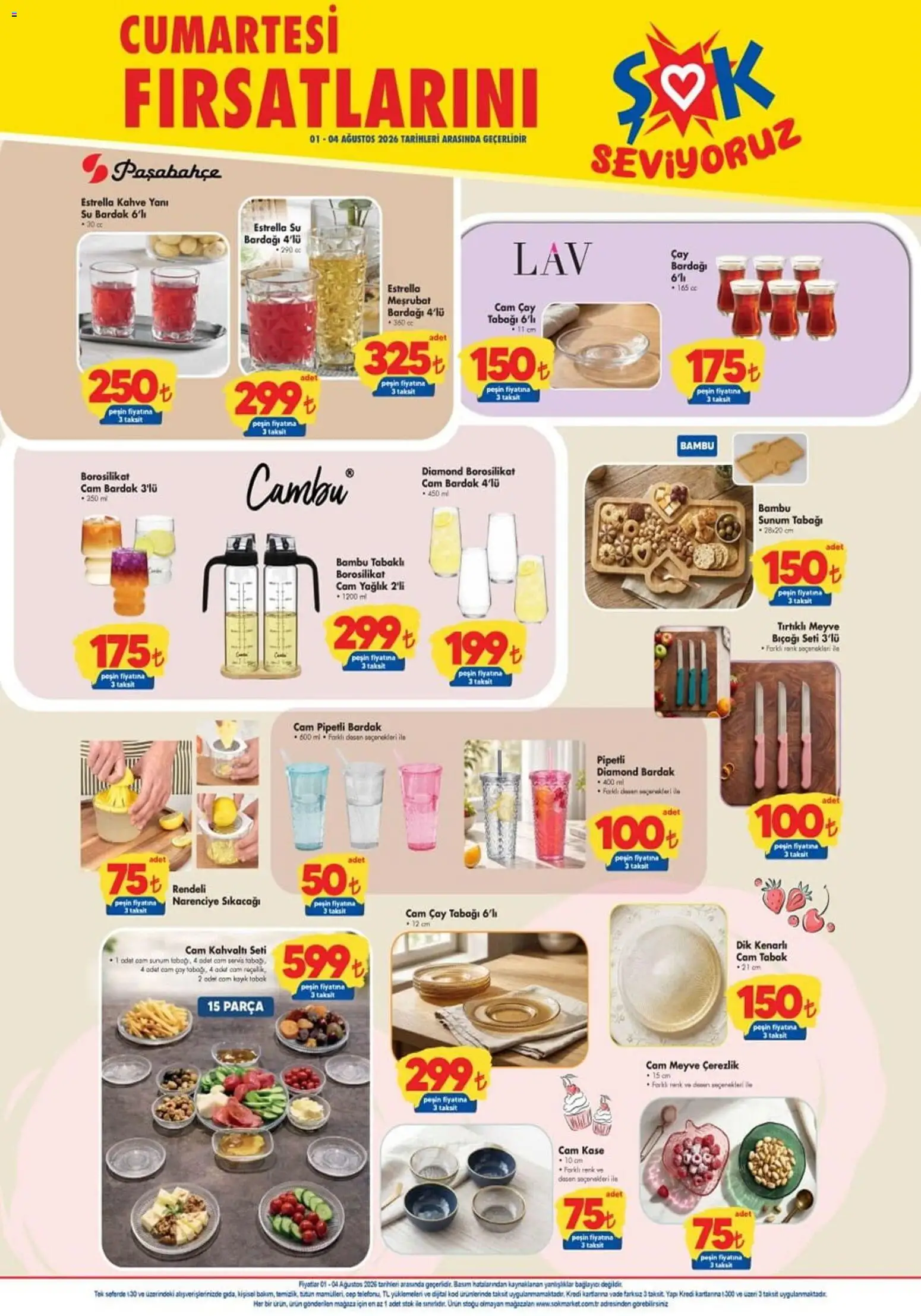 Şok Market Şok Market - Hafta sonu fırsatları 01.08.2026 - Broşürünün önizlemesi