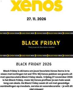 Voorbeeld van Xenos - Black Friday kennisgeving van winkel Xenos geldig vanaf 23-10-2026