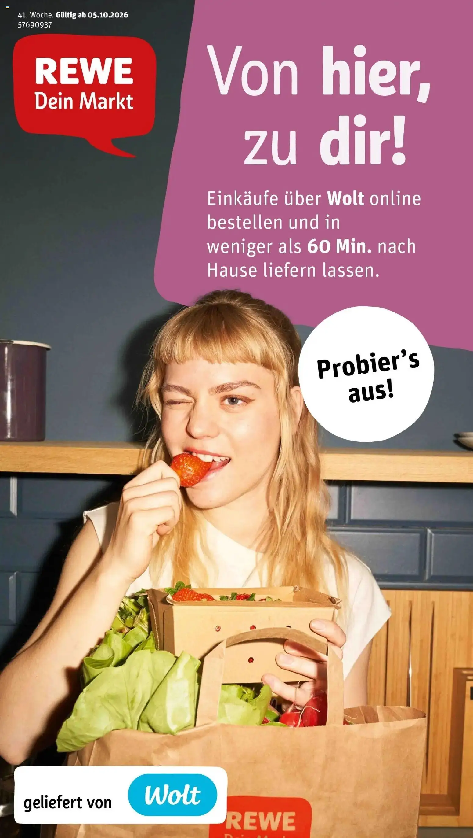 Vorschau von dem Prospekt des Geschäftes Rewe, gültig ab dem 05.10.2026