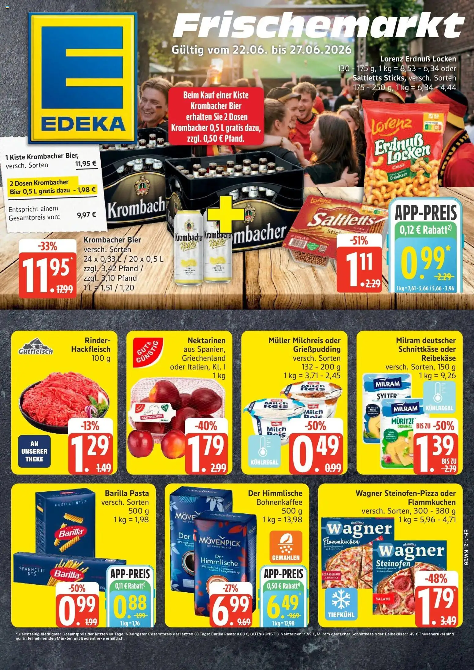 Vorschau von dem Prospekt des Geschäftes Edeka, gültig ab dem 22.06.2026