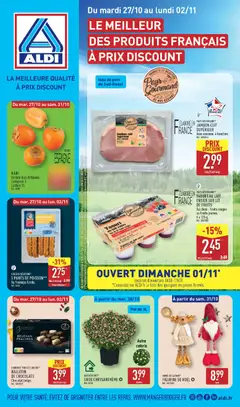 Prévisualisation de Aldi catalogue du magasin Aldi formulaire valide 27/10/2026