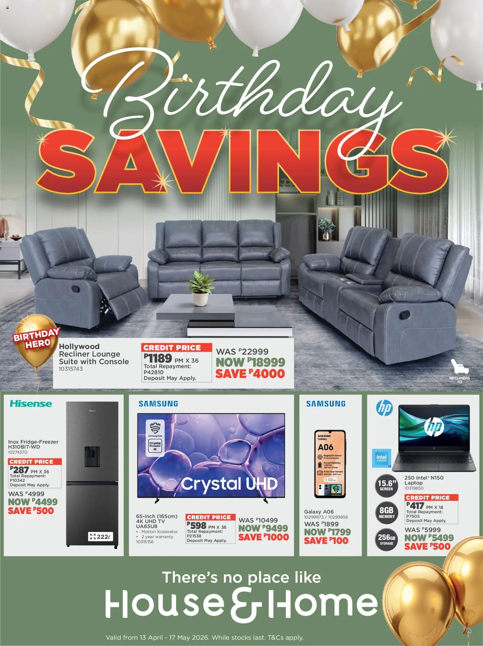 Preview of House and Home flyer valid from 13/04/2026